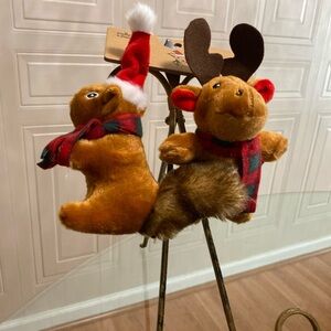 - Pally Paws ~ Set Christmas/Holiday~  Squeaky Dog Toy with…